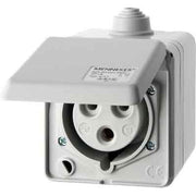Berker - CEE-Steckdose (IEC 60309) CEE-Steckdose 3-polig Ap 578401 32A m.Klappdeckel