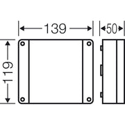 Hensel - Dose, Gehäuse für Montage auf der Wand/Decke Kabelabzweigkasten DPC 9225 1,5-2,5qmm 3ph. 5p − 2 Stück
