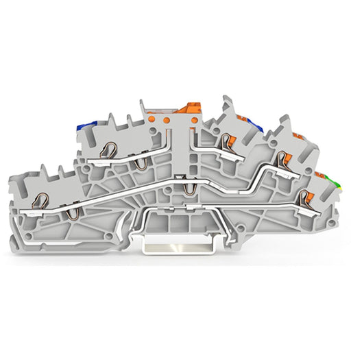 WAGO - Installations-Etagenklemme Installationsetagenklemme 2203-6541 2,5 mm² Hybrid − 50 Stück