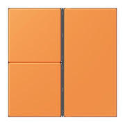 Jung - Abdeckung/Bedienelement für Installationsschalterprogramme Tastensatz 3fach LC 403 TSA 225 orange clair