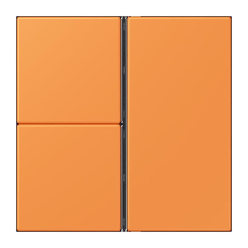 Jung - Abdeckung/Bedienelement für Installationsschalterprogramme Tastensatz 3fach LC 403 TSA 225 orange clair
