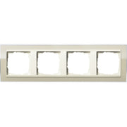 Gira - Abdeckrahmen 4fach 0214771 klar sand