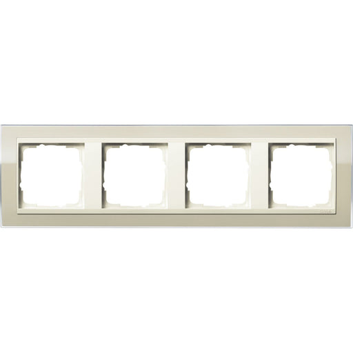 Gira - Abdeckrahmen 4fach 0214771 klar sand