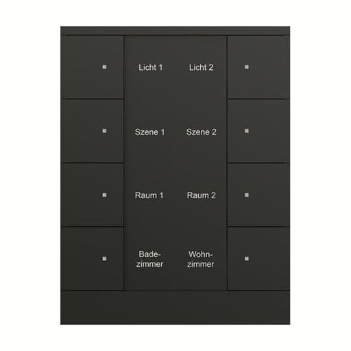 Busch-Jaeger - Bussystem-Tastsensor 8f. Bedienelement SB/U8.0.11-885 schwarz, matt