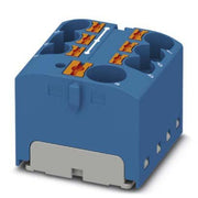 Phoenix Contact - Durchgangs-Reihenklemme Verteilerblock PTFIX 10/6X4-G BU − 8 Stück