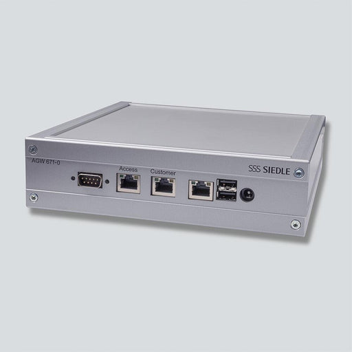 Siedle&Söhne - Zusatzgerät für Türkommunikation Access-Gateway AGW 671-0 Silber-Metallic