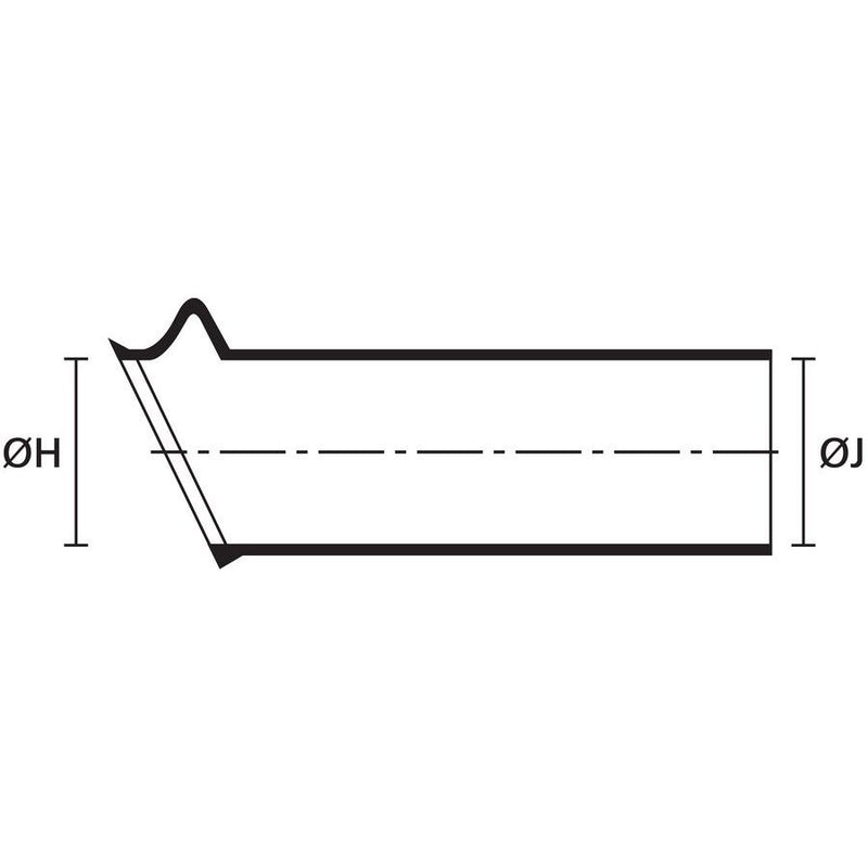 HellermannTyton - Aufteilkappe Warmschrumpfformteil 1126-1-G PO-X BK 3:1, schwarz