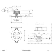 EVN Lichttechnik - Downlight/Strahler/Flutlicht LED-Deckeneinbauleuchte PC650N61540 4000K IP65 chr-mt