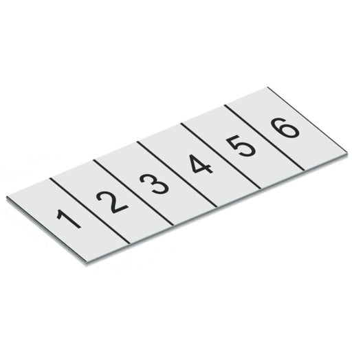 WAGO - Klemmenmarkierung Beschriftungsstreifen 2009-110/762-803 geschnitten,weiß
