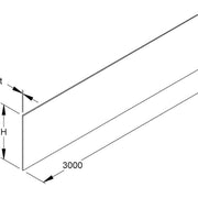 Niedax - Deckel für Kabeltragsystem Verkleidung VBASB 85-1.5/3000 S 85x3000mm − 3 Meter