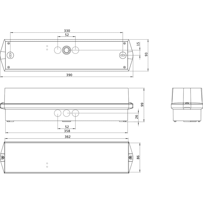 RP-Technik - Sicherheitsleuchte LED-Sicherheitsleuchte KWIW421SC EB 1h, SC