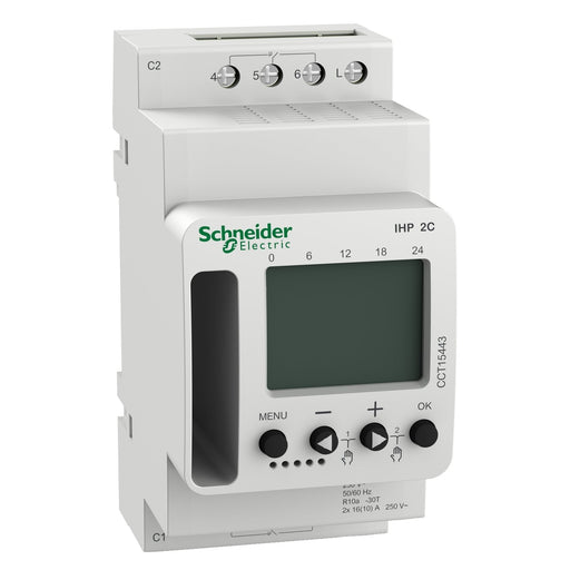 Schneider Electric - Verteilerschaltuhr digital Digitale Zeitschaltuhr CCT15443 IHP