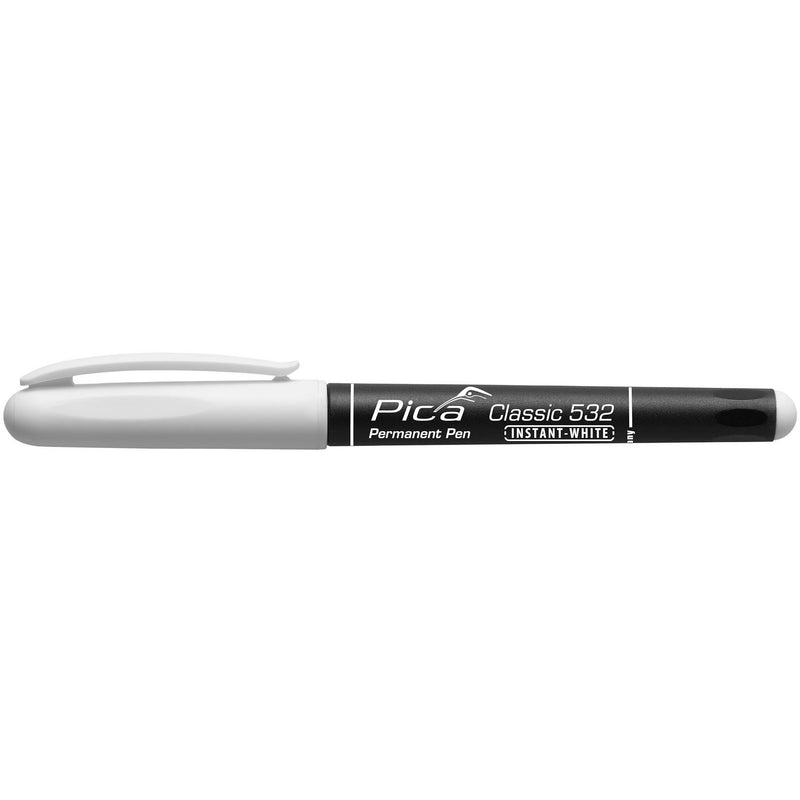 Pica-Marker - Markierungsstift Permanent Pen 532/52 1-2mm, INSTANT WHITE