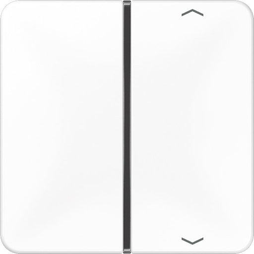 Jung - Abdeckung/Bedienelement für Installationsschalterprogramme Taste 1-fach aws CD 401 TSAP WW Symbol Auf/Ab