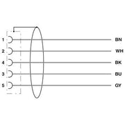 Phoenix Contact - Konfektioniertes Sensor-Aktor-Kabel Sensor-/Aktor-Kabel SAC-5P-10,0-#1406150 − 50 Stück