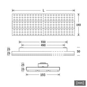 LTS Licht&Leuchten - Decken-/Wandleuchte LED-Leuchte LUZ-A32 105.830.BWws 830, ws