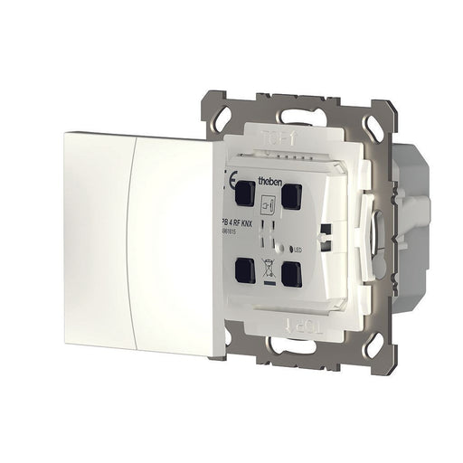 Theben - Bussystem-Binäreingang 2/4-fach Funk-Taster PB 4 RF KNX mit Dimmaktor KNX