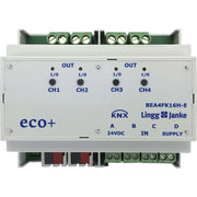 Lingg&Janke - Bussystem-Kombi I/O Gerät Binär-Ein/-Ausgang eco+ BEA4FK16H-E 4-fach 16A C-Last