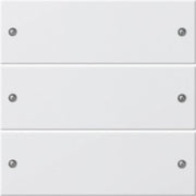 Gira - Bussystem-Tastwippe Wippenset 3fach 218327 reinweiß matt