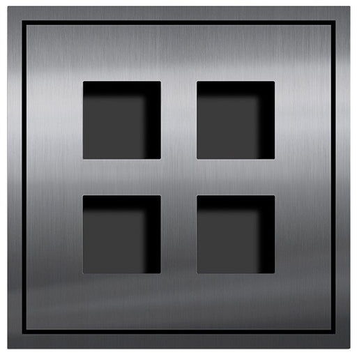 TCS Tür Control - Montageelement für Türstation Inputzmontageset ZAU2068-0030 2x2 AMI-Modul, 1-sp