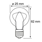 Paulmann - LED-Lampe/Multi-LED LED-Filamentlampe 286.94 230V