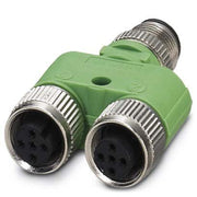 Phoenix Contact - Sensor-Aktor-Adapter Y-Verteiler/Verbinder SAC-3P-M12Y2XM12FSPE − 5 Stück