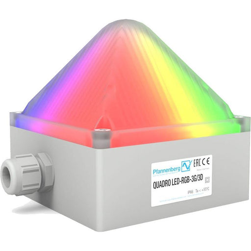 Pfannenberg - Explosionsgeschützte Blitzleuchte LED-Leuchte QUADRO LED-RGB3G3DLV 12-48DC,8cd,IP66/67