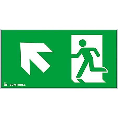 Zumtobel Group - Piktogramm für Not-/Hinweisleuchte Rettungszeichen PURESIGN150#22900416 AW/EW RZ-1LO