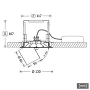 LTS Licht&Leuchten - Downlight/Strahler/Flutlicht LED-Einbaustrahler ORYOR101940.45DALIws 4000K DALI