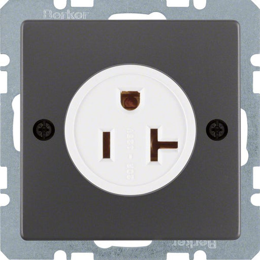 Berker - Steckdose SK NEMA 41686086 5-20 R Q.1/Q.3 anth