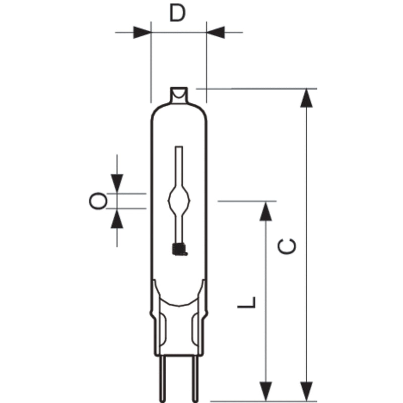 Philips Lighting - Halogen-Metalldampflampe ohne Reflektor Entladungslampe CDM-TC 20W/830