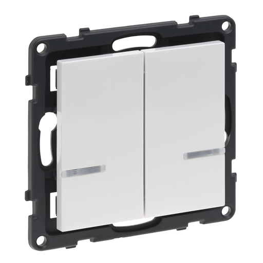 Legrand - Funksender Wandsender 2-Fach Legrand 765634 Ultraweiss