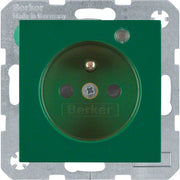 Berker - Steckdose gn/gl 6765098913 Kontroll-LED