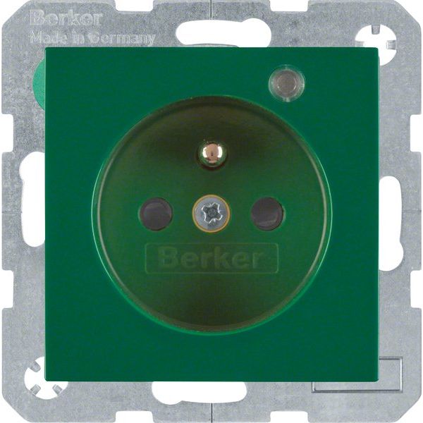 Berker - Steckdose gn/gl 6765098913 Kontroll-LED