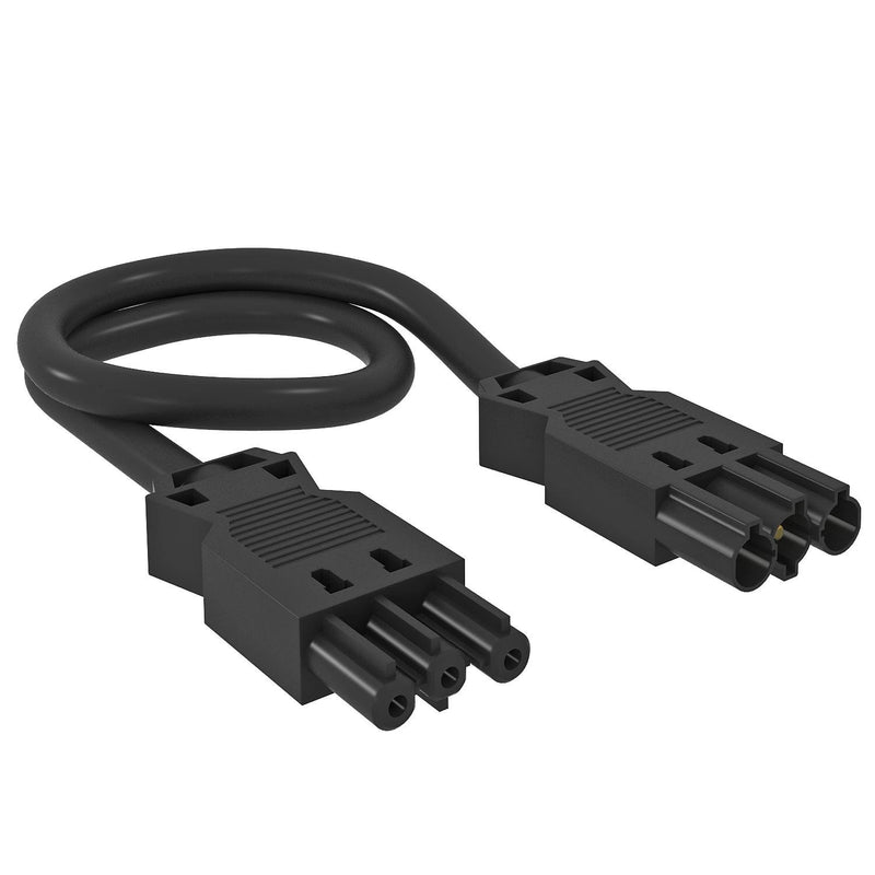 OBO Bettermann - Konfektionierte Leitung für steckbare Gebäudeinstallation Verlängerungsleitung VL-3Q2.5 1 SW 3x2,5qmm