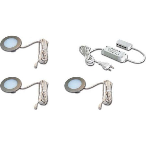 Hera - Downlight/Strahler/Flutlicht 3er-Set LED-Einbauleuchte 61056938002 ww Tr.24/15W