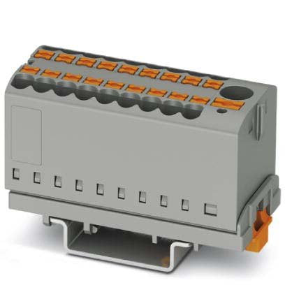 Phoenix Contact - Durchgangs-Reihenklemme Verteilerblock PTFIX 18X2,5 BU 0,14-4qmm, 18-p