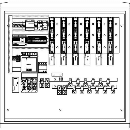 Elsta Mosdorfer - Installationskleinverteiler ACS FX6 1080/320 5x160L ACFX63.10.06.5.05.G LT630MA ÜA(4+0)T1+2