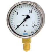 Wika Wiegand - Rohrfedermanometer Rohrfedmano 212.20.100 CU 9051660 1barG1/2Brue
