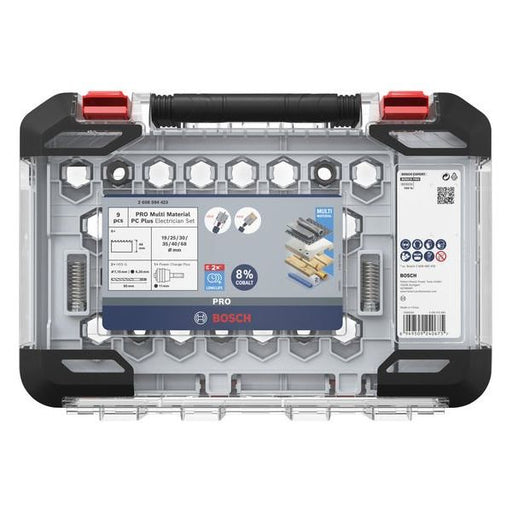 Bosch - Werkzeugset PRO Multi Material PC Plus 2608594423VE(9) Lochsägen-Set 19-68