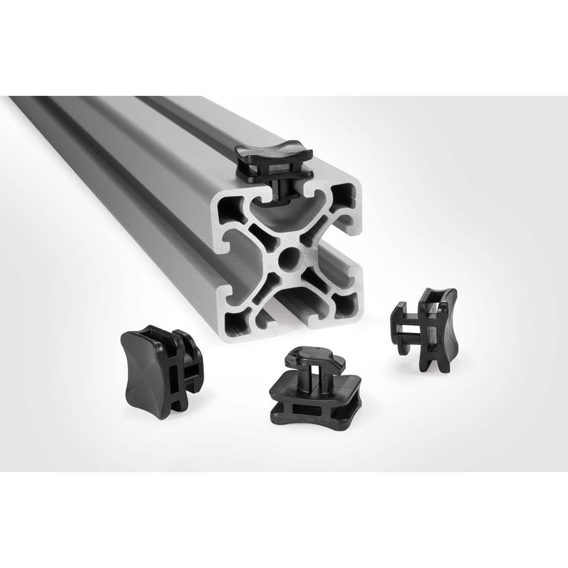 HellermannTyton - Befestigungssockel und -element für Kabelbinder Befestigungselement ACFM7W10 #151-03193 für Alu-Profile − 500 Stück