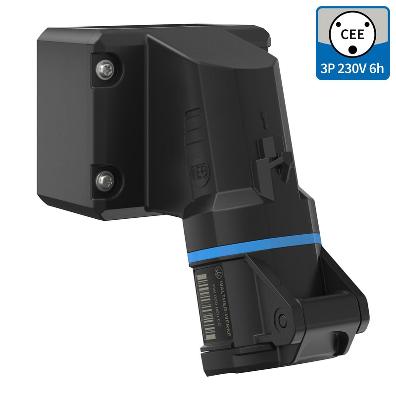 Walther Werke - CEE-Steckdose (IEC 60309) CEE NEO Wandsteckdose FW111306SK 3P 6h IP54 16A