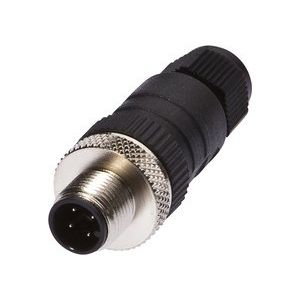 Ipf Electronic - Rundsteckverbinder, feldkonfektionierbar (Industriesteckverbinder) Kabeldosen/-stecker VK000035 M12, PIN1+4 gebrückt