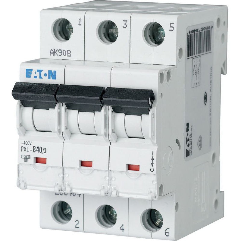 Eaton - Leitungsschutzschalter LS-Schalter m.Beschrift. PXL-D40/3 D 40A, 3p