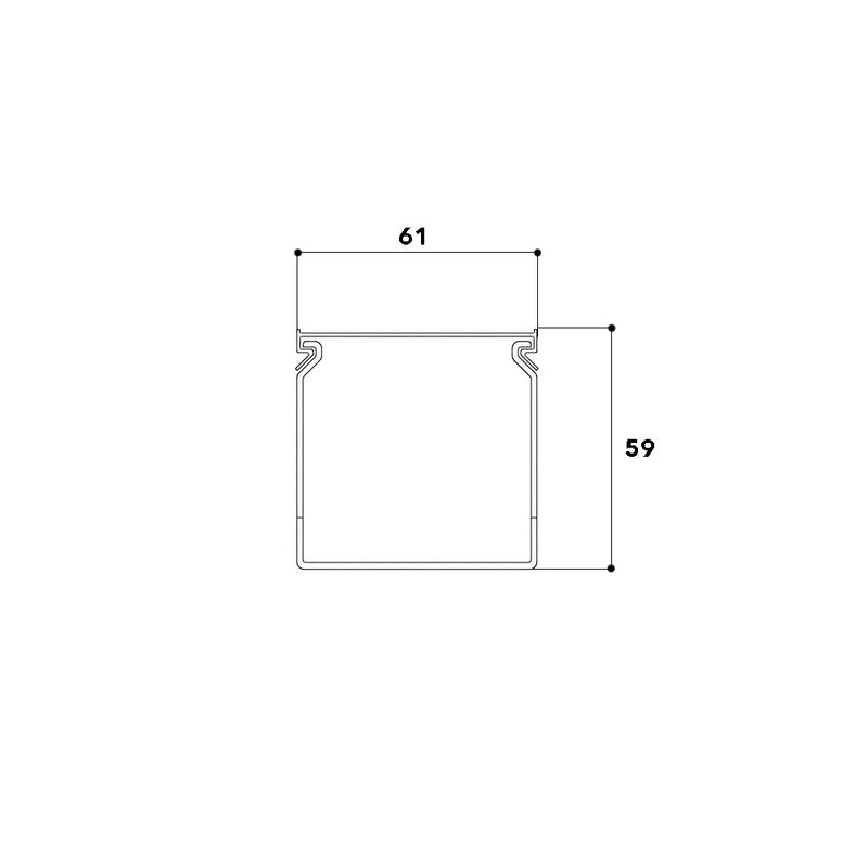 GGK - Verdrahtungskanal N1689 − 2 Meter