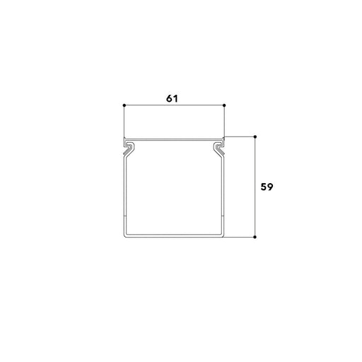 GGK - Verdrahtungskanal N1689 − 2 Meter