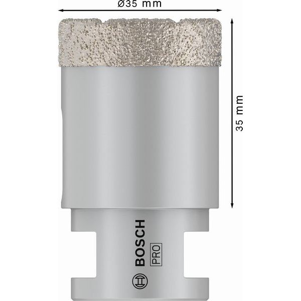 Bosch - Bohrer PRO Ceramic dry 2608587121 Trockenbohrkrone 35