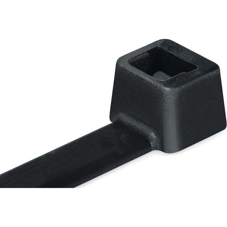 HellermannTyton - Kabelbinder UB385E-B-PA66-BK-C1 7,6x385 sw − 100 Stück