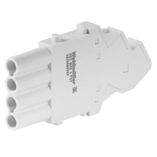 Weidmüller - Kontakteinsatz für Rechtecksteckverbinder Moduleinsatz HDC MHE 4 FP ModuPlug