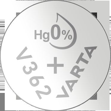 Varta Cons.Varta - Batterie Electronics V 362 Bli.1 1,55V/21mAh/Silber − 10 Stück